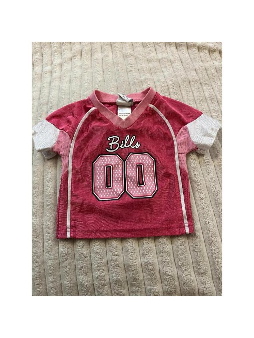 NFL Buffalo Bills Jersey Toddler Girls Size 12 Months Pink 00 Fan Gear